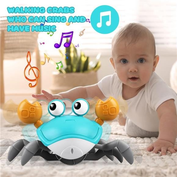 Crawling Crab Toy, Interactive Dancing Walking Moving Toy with Music - Picture 5 of 7